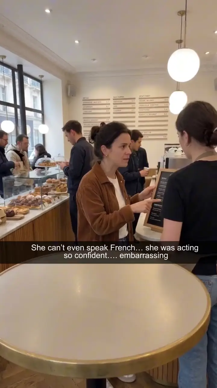 Sylvi ad: She can't even speak French… she was acting so confident.